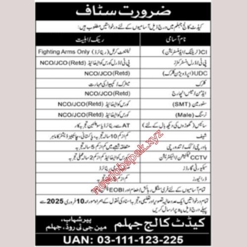 Latest Jobs In Jhelum in February 2025