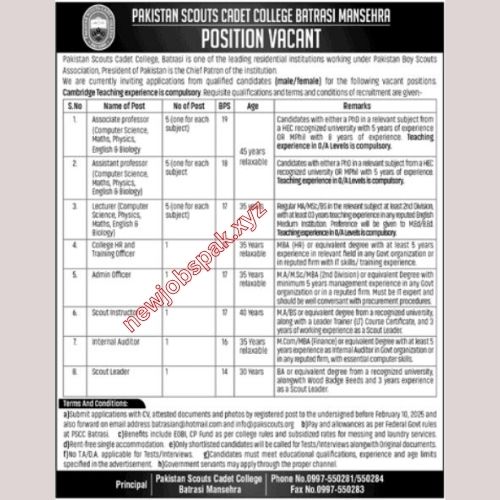 Latest Jobs In Mansehra in February 2025