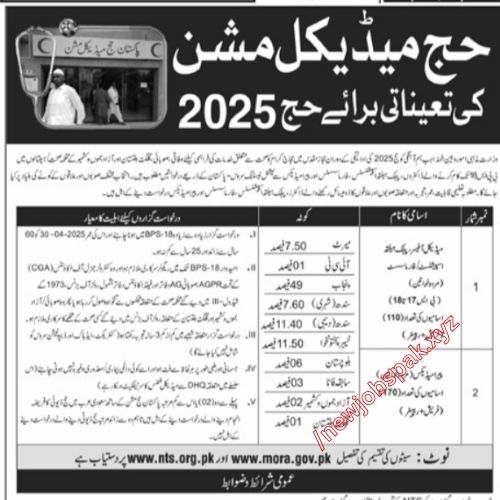 Medical Officer Jobs In Islamabad in February 2025